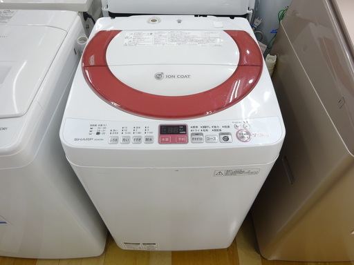 安心の6ヶ月保証付！2013年製SHARPの7.0kg全自動洗濯機【トレファク　岸和田】
