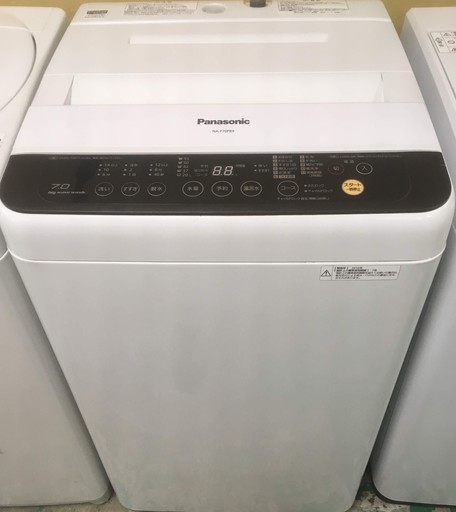 送料無料・設置無料サービス有り】洗濯機 2016年製 Panasonic NA-F70PB9 中古