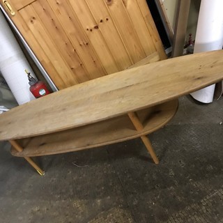 サーフ型木製テーブル★ロータイプ