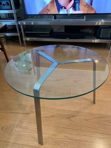 日本初の イデー ガラステーブル センターテーブル