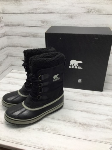 SOREL ソレル★スノーブーツ ブラック メンズ 26cm