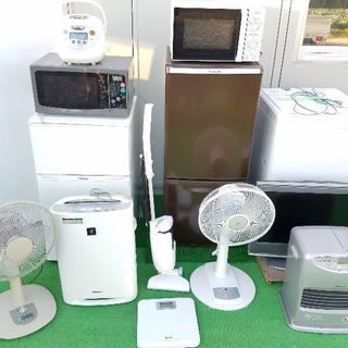激安‼早い者勝ち‼新生活応援‼家電5点セット‼選択自由‼冷蔵庫 洗濯機 扇風機 テレビ 掃除機 電子レンジ 空気清浄機 電気ポット アイロン コタツ 体重計 他
