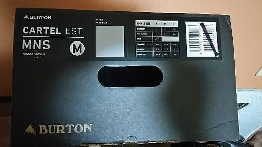 Burton CARTEL スノーボード ビンディング メンズ Mサイズ 黒色 スノーボード ビンディング バートン カーテル Burton CARTEL