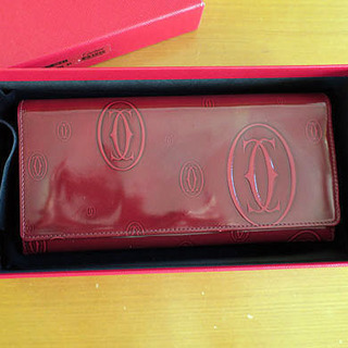 【新品同様】 カルティエ ハッピーバースデー 長財布