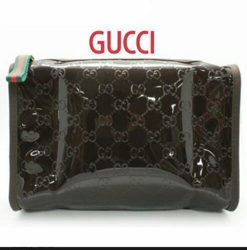 GUCCI italyエナメル バッグ/正規ノベルティ/新品