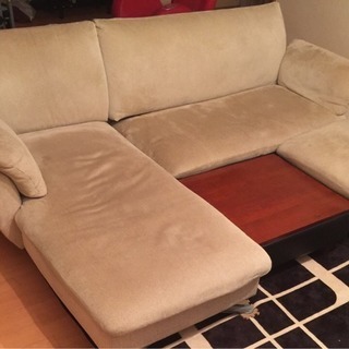 L字 カウチ ソファー 値下げしました。