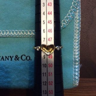 ティファニー フルハート リング #8 ダイヤ付き