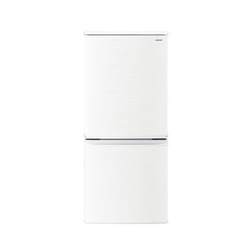 冷蔵庫 SHARP製ノンフロン冷凍冷蔵庫「SJ-D14D-W」(2018年9月新品購入)霜取り付き 冷凍46L+冷蔵91L=137L