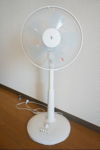 YAMAZEN 30cm リビング扇風機 押しボタンスイッチ式