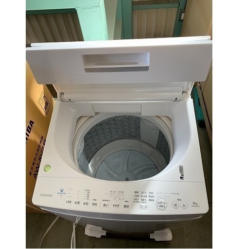 《配送設置込み》東芝・洗濯機・AW-8D7(W) ほぼ新品 2018年製