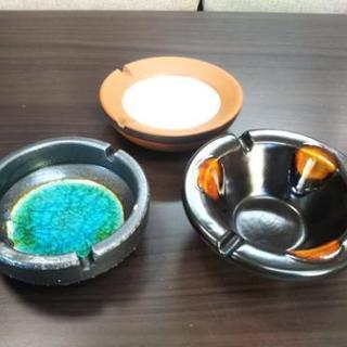 【リサイクルサービス八光 下福元店】陶器灰皿  ブラック&ブラウン