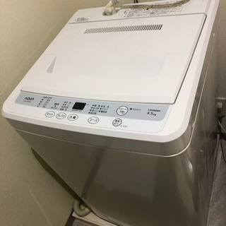 洗濯機 AQUA AQW-S45A 説明書あり