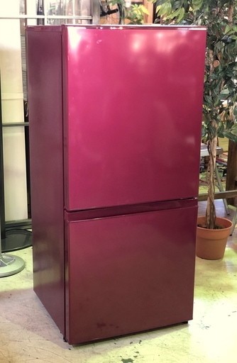 激安店舗 157L 《赤い冷蔵庫♪》2016年製 AQUA/アクア■AQR-16E 可愛い インテリア好き 2ドア 冷凍冷蔵庫 赤 ルージュ 冷蔵庫