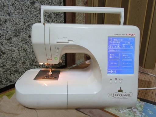 Singer シンガー コンピューターミシン Fairyland 未使用刺しゅう機付