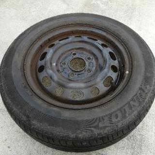 中古タイヤホイールセット4本　195/65R15