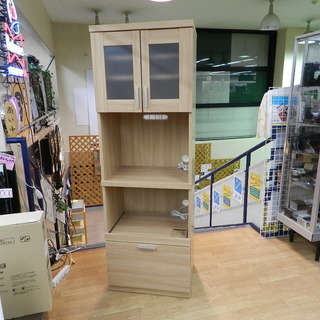 スリム レンジボード 幅60×奥45×高180㎝ 食器棚 カントリー調 スリム レンジボード 幅60×奥45×高180㎝ 食器棚 カントリー調