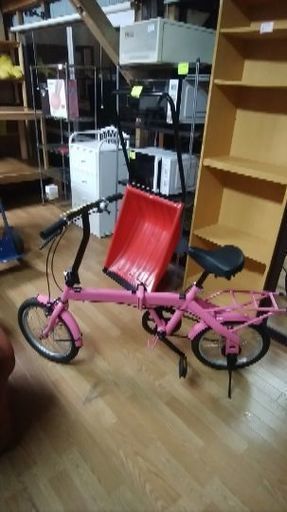 かわいい　折りたたみ自転車　16インチ