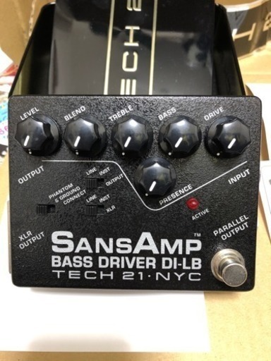 エフェクター、PA機器 Tech21 / SansAmp BASS DRIVER DI-LB