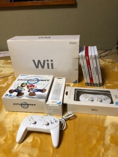 Wii本体＋ソフト6本