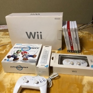 Wii本体＋ソフト6本