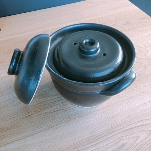 木屋 ごはん土鍋 二合炊き 二重蓋 こうへい 浅草の調理器具 鍋 グリル の中古あげます 譲ります ジモティーで不用品の処分