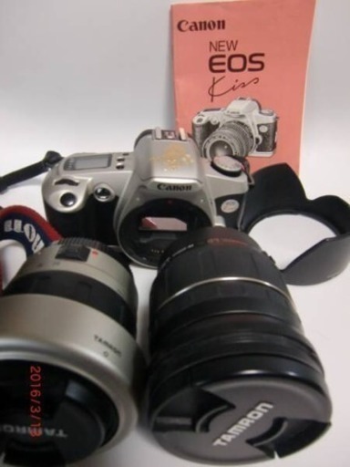 フィルムカメラ Canon EOS 28〜200タムロンレンズ付き