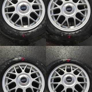 ENKEI エンケイ マルチ 15in 6.5J PCD100/114.3 OFF+40 A356 美品 管理番号12907