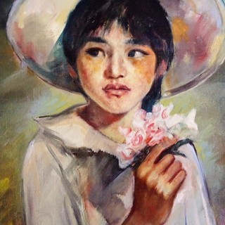 F10号油彩画　初恋 F10号油彩画 初恋 F10号油彩画 初恋 F10号油彩画初恋