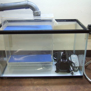 ガラス水槽　オーバーフロー　９０×４５×４５　引取り限定　台なし