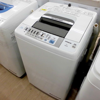 洗濯機 7.0kg 2018年製 日立 NW-R704 ホワイト/白色 白い約束 全自動 