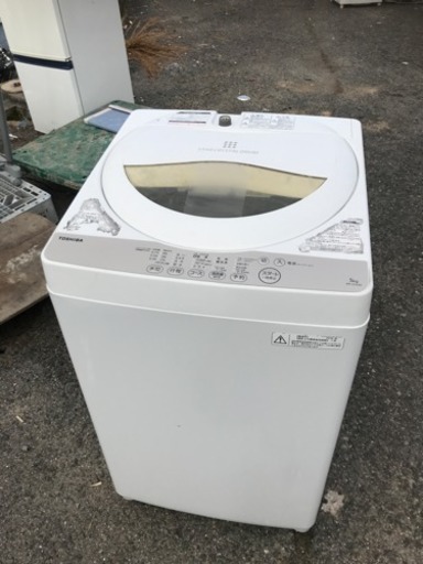 TOSHIBA 5.0キロ洗濯機  16年製