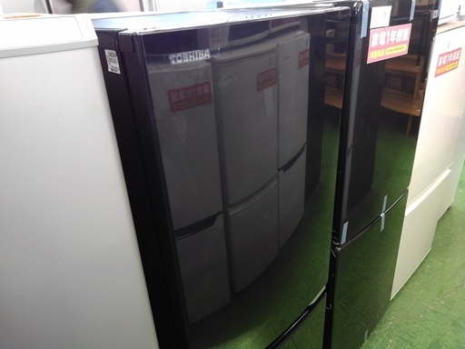 【12ヶ月保証！！】TOSHIBA　2ドア冷蔵庫　2018年製造　GR-M15BS