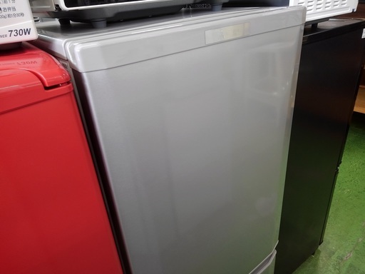【6ヶ月保証！！】MITSUBISHI　2ドア冷蔵庫　2015年製造　MR-P15Z