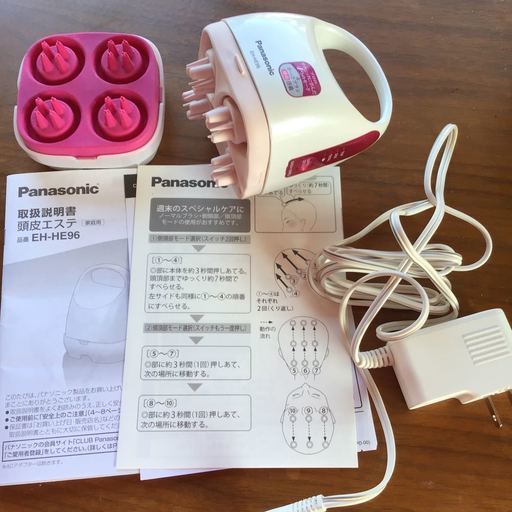 パナソニック 1.4万 頭皮エステ サロンタッチタイプ ビビッドピンク調