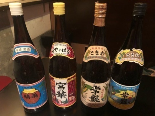 泡盛11年古酒一升瓶4本時雨宮の華常盤