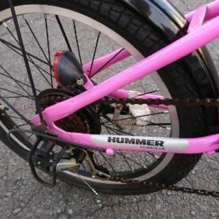 ★２０インチ★ハマー★折り畳み自転車★ピンク★中古★ ☆20インチ☆ハマー☆折り畳み自転車☆ピンク☆中古☆ - メルカリ