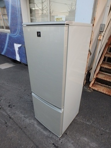 ☆2D簡易清掃済み☆2012年製☆ SHARP 2ドア冷蔵庫 SJ-PD17T-N  167L