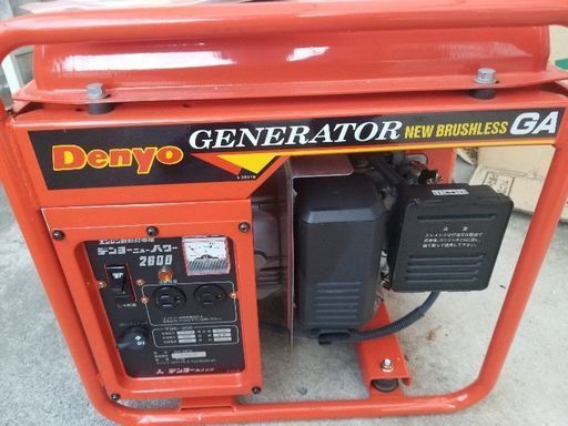 新品未使用　デンヨー発電機　ga-2600　エンジン発電機