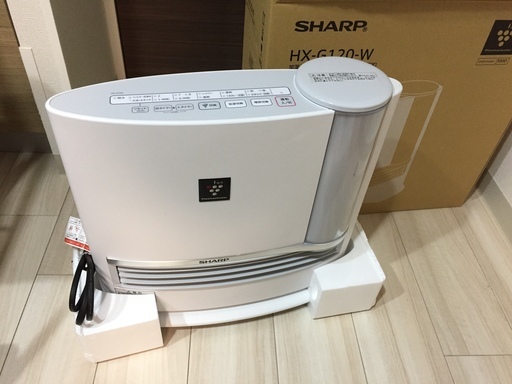 Sharp シャープ 加湿セラミックファンヒーター Hx G1 W プラズマクラスター ホワイト Mark 東札幌の季節 空調家電 ファンヒーター の中古あげます 譲ります ジモティーで不用品の処分