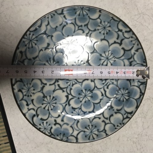 【新品】花柄中皿5枚セット