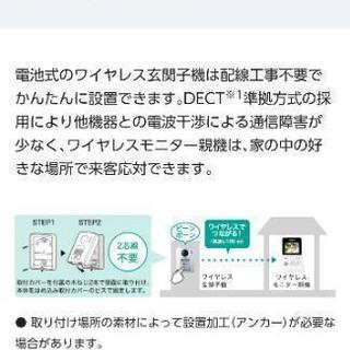 新品 【Panasonic】どこでも ワイヤレスインターホン 