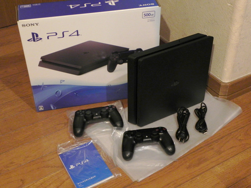 【中古】PS4  500GB 箱有りコントローラー2個