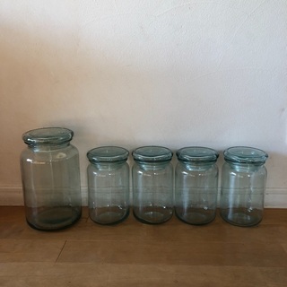ガラス 保存瓶 アンティーク 保存容器 セット