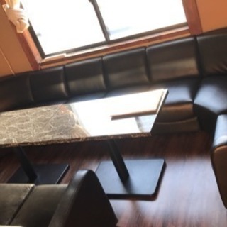 スナックソファ スナックテーブル セット！☆取りに来れる方のみ☆