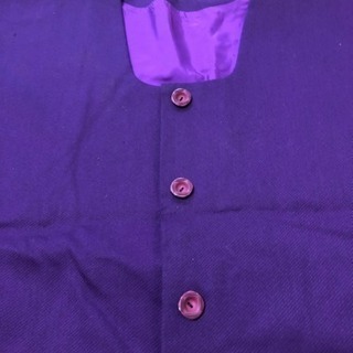 紫色の着物用コート。