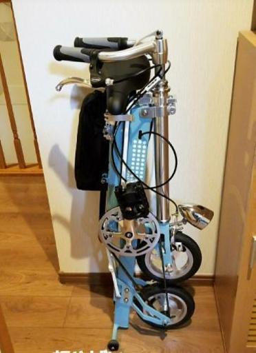 極小折りたたみ自転車 carryme 可愛くて実用的！