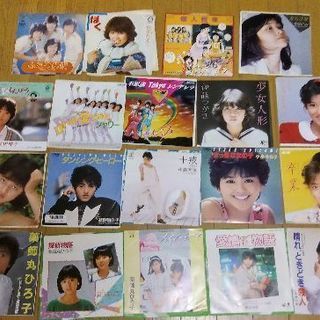 70年代80年代アイドルのシングルレコード