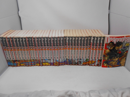 ドラゴンボール 完全版　全34巻セット（18巻まで前半の巻状態悪）本の買取依頼で大幅値引き！。