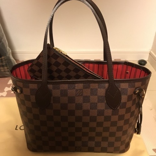 正規品 ネヴァーフル  pm ダミエ エベヌ