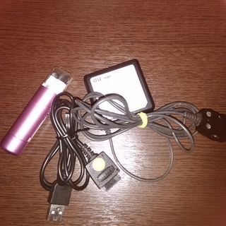 au☆ガラケー用充電器の三点セット＋おまけつき。